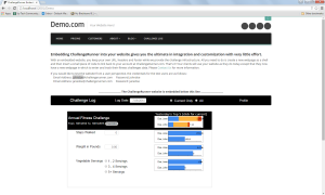 ChallengeRunner Demo Webpage